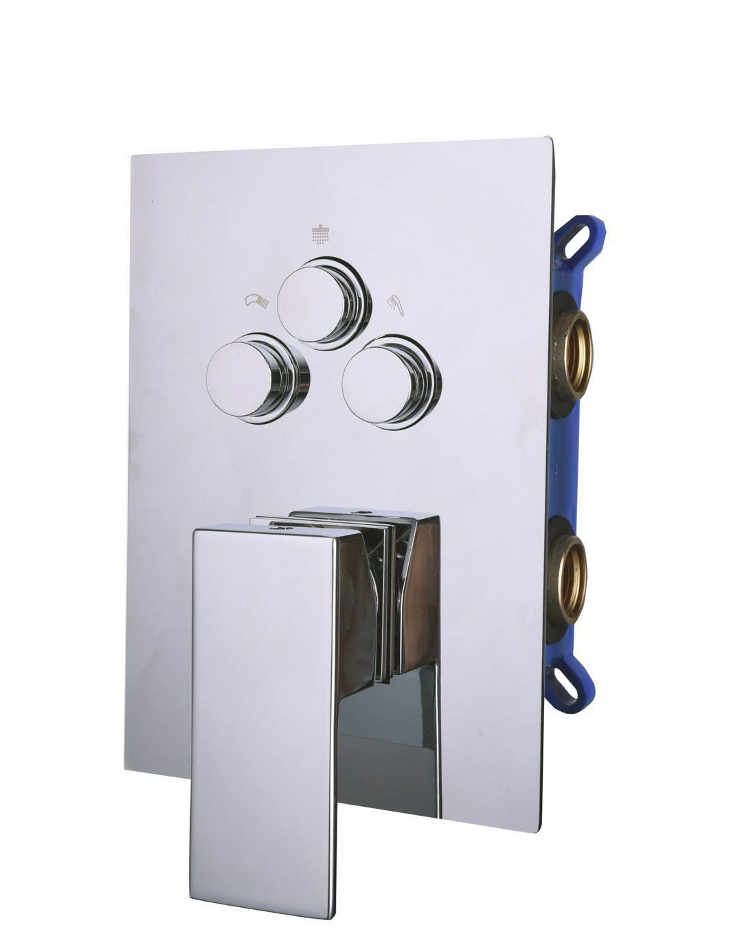 AX3136 3功能冷热暗装淋浴阀 按键阀