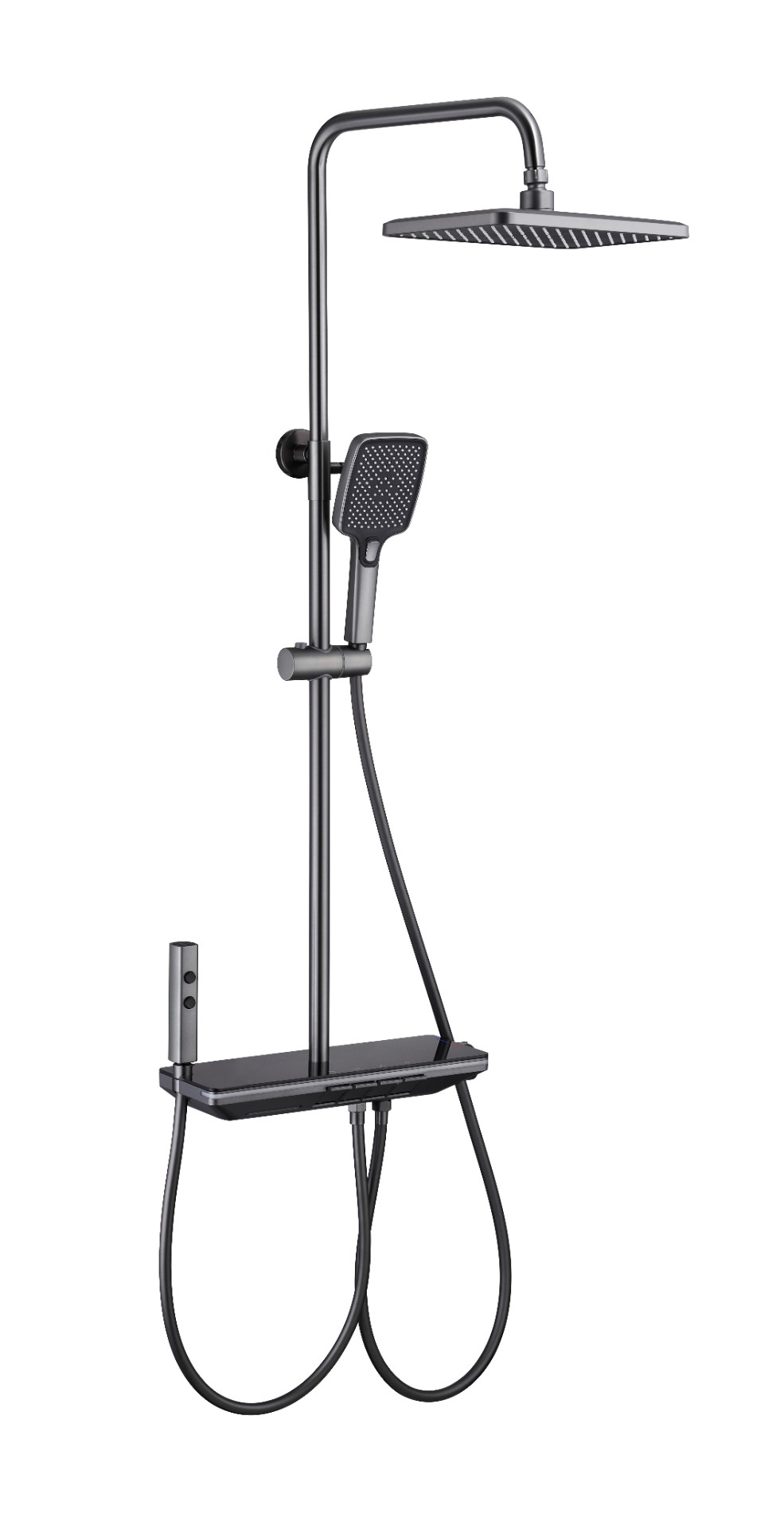 AP5545 4功能置物琴键淋浴花洒