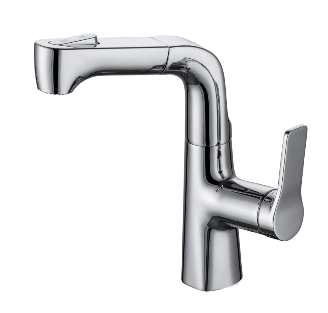 AU1311 抽拉升降面盆龙头