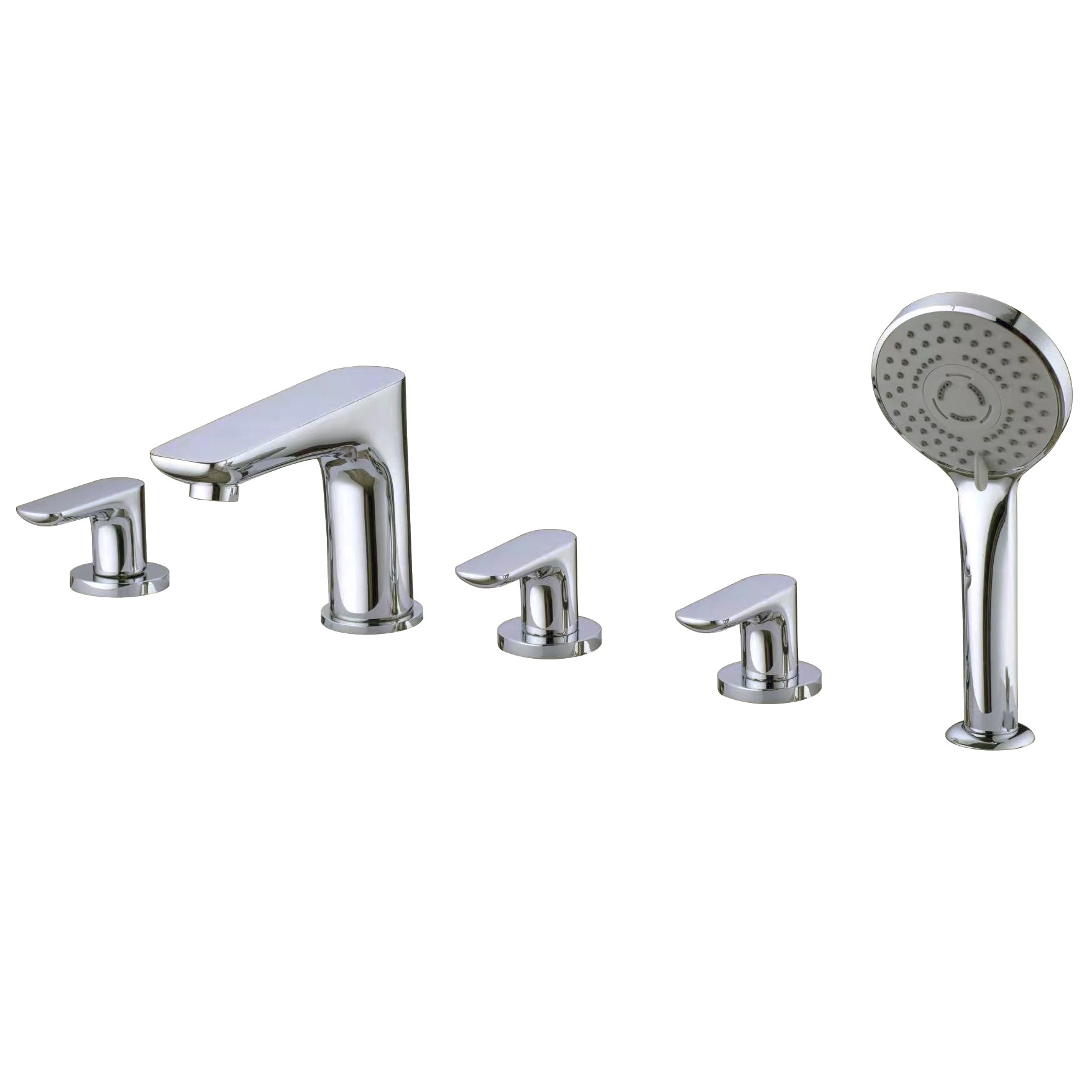 AZ1226 5件套浴缸缸边龙头