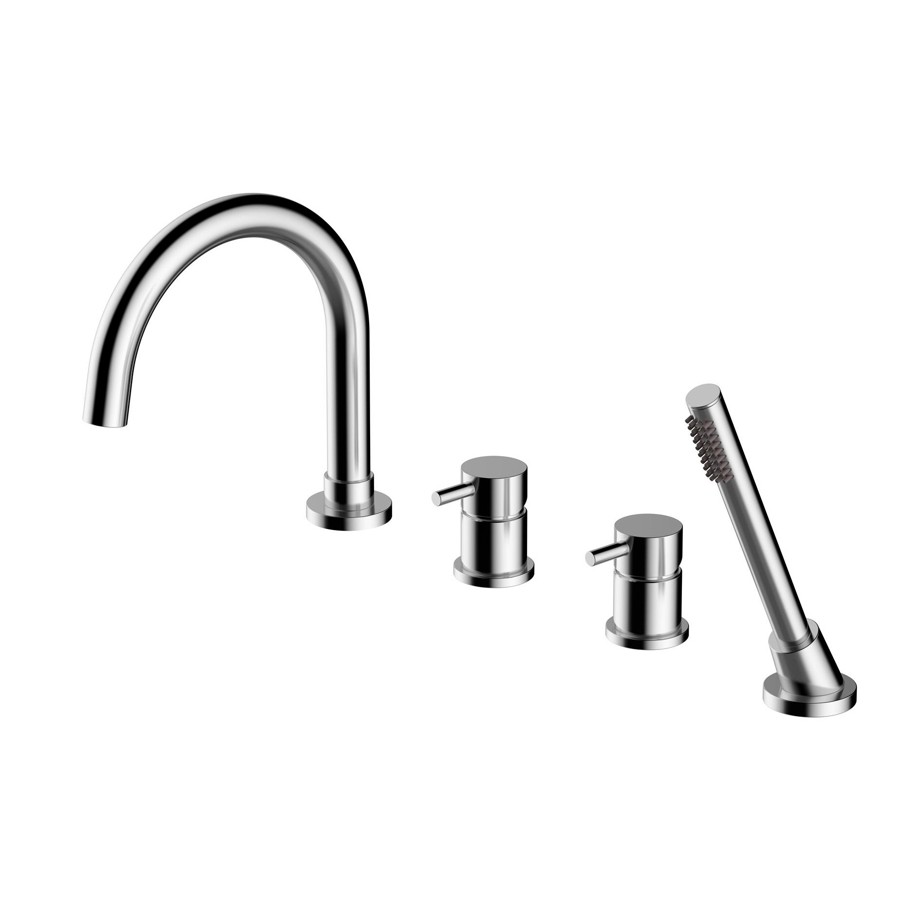 AZ7223 4件套浴缸缸边龙头