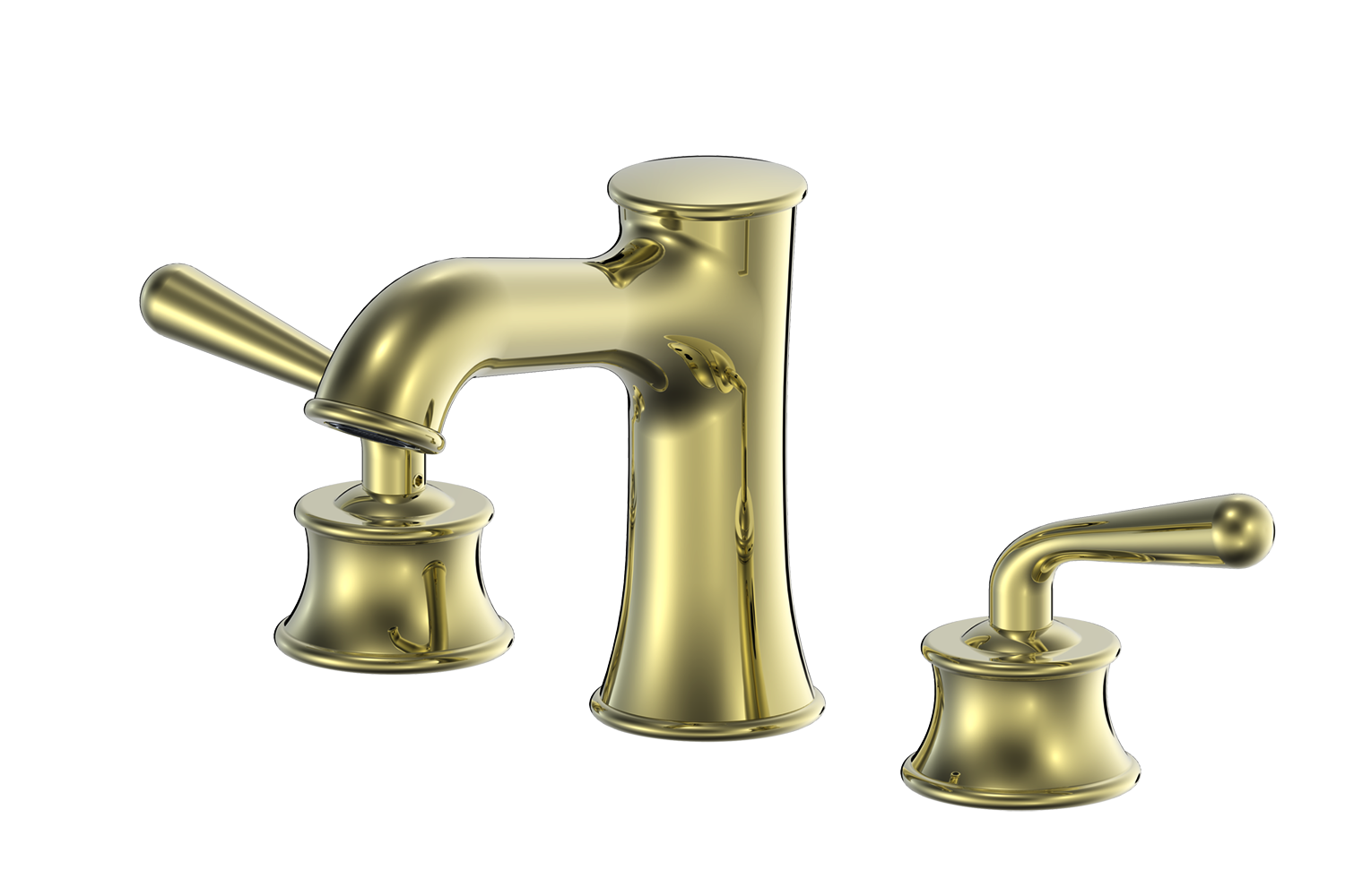 AZ0813 3 Hole deck mounted basin mixer